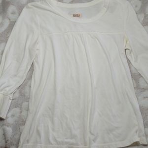 White Long Sleeve Tee